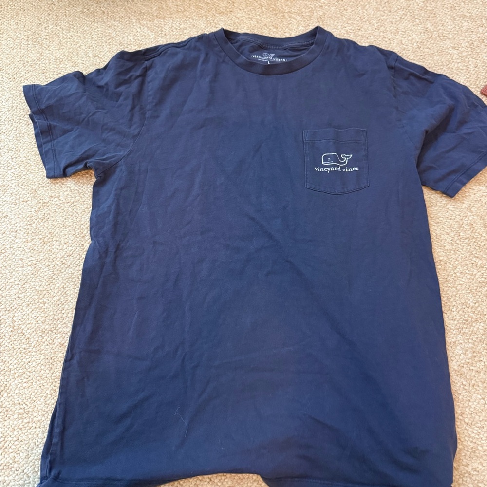 Vineyard Vines Men's Classic Navy Tee